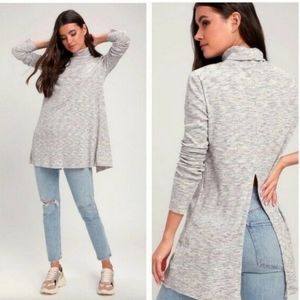 We the Free Stone Cold Space Dyed Turtleneck Top